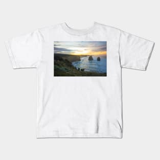 Gog and Magog from the 12 Apostles, Port Campbell National Park, Victoria, Australia. Kids T-Shirt